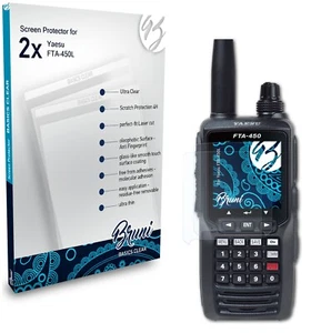 Bruni 2x Écran protecteur pour Yaesu FTA-450L Protecteur d'écran - Photo 1 sur 4