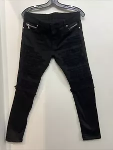 Black Paris Balmain Jeans - Picture 1 of 2