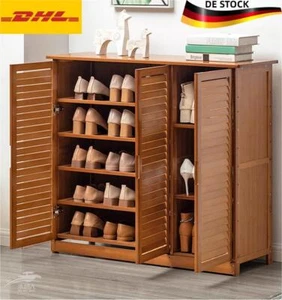 Zapatero 4/5 niveles zapatero zapatero zapatero bambú 25 pares - Imagen 1 de 12