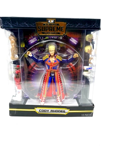 Jazwares AEW Supreme Collection Unrivaled Cody Rhodes SEALED Action Figure (5) Cover