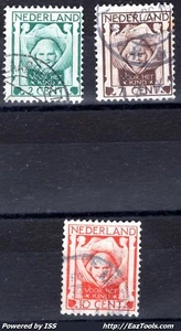 PAYS BAS N° 159/161 AVEC OBLITERATION - Picture 1 of 1