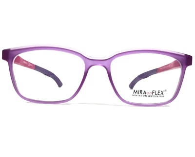 Monturas para gafas Miraflex para niños WILL C.129 púrpura rosa cuadrado borde completo 47-16-135 Foto 1 de 4