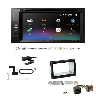 Pioneer Autoradio 2-DIN Bluetooth DVD für Renault Megane II 2002-2008 schwarz - Bild 1 von 4
