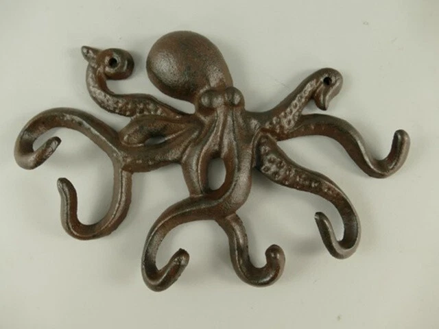 Kleiderhaken Aus Messing – Antik-Optik Mit Meerjungfrau-Motiv | 14 X 7 Cm, Maritimes Deko-Element
