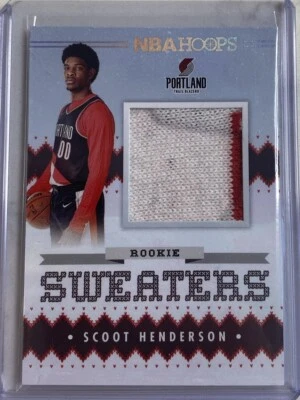 2023 NBA Hoops Scoot Henderson Winter Rookie Sweaters - Image 1 of 4