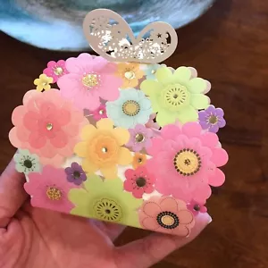 Bunte Blumen Floral Schmetterling Hochzeit Party Papier Süßigkeiten Box Gastgeschenke Geschenke - Bild 1 von 7