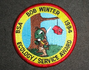 Miami Valley Council BOB WINTER ECOLOGY / SERVICE AWARD 1994 BSA Boy Scout - Picture 1 of 2