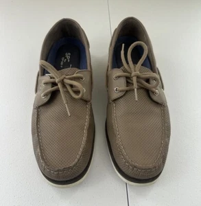 Scarpe da barca SPERRY GRIGIE in pelle forata 2 occhi taglia 13M STS 19460 - Foto 1 di 7