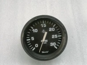 Faria Boat 3000 Heavy-Duty Negro 4" Tacómetro TA (3000 RPM) Euro Negro Diesel - Imagen 1 de 6