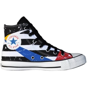 Converse EU 37,5 UK 5 Chucks Blau Weiß Chuck Taylor All Star HI Streifen 130131 - Picture 1 of 3