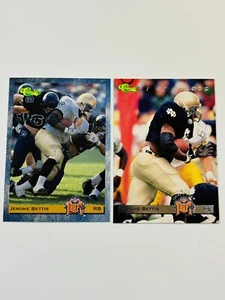 1993 Classic Draft Star Jerome Bettis /20.000 Notre Dame Fighting Irish Lot - Bild 1 von 3