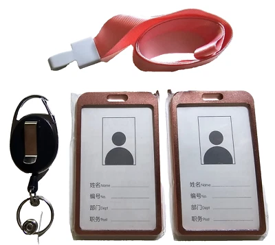 (2X) Llavero Mosquetón Retráctil Mosquetón Protectores Verticales de Aluminio-Rosa Foto 1 de 4