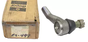OE 1973 74 75 76 77 78 79 Dodge B300 Tie Rod End ~ Mopar ~ 3744942 ~ ES-499 - Picture 1 of 1