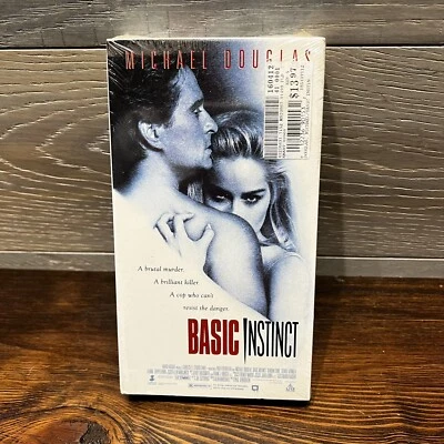 Basic Instinct (VHS, 1992) Tape Factory Sealed New - Image 1 of 4