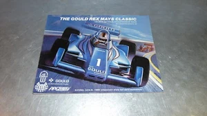 1980 The Gould Rex Mays Classic Souvenir Program June 8 1980 PPG USAC Indy Car - Picture 1 of 6