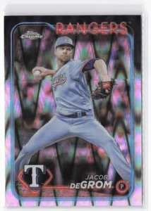 2024 Topps Chrome Jacob deGrom #228 Raywave Refractor - Picture 1 of 2