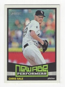 2015 TOPPS HERITAGE BASEBALL NEW AGE CHRIS SALE CHICAGO WHITE SOX #NAP-20 - Picture 1 of 1