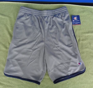 Champion Authentic Athleticwear- Boys Sz L Shorts- Concrete & Navy- NEW NWT - Picture 1 of 3