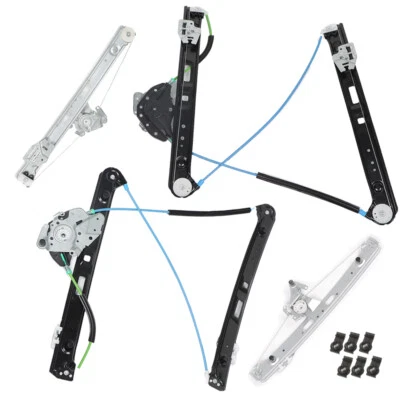 Fit For BMW 2001-2005 325i Power Window Regulator Set of 4 Front & Rear RH & LH Foto 1 de 4