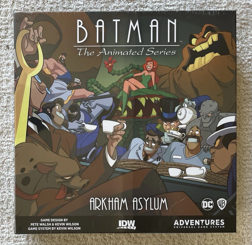 BATMAN THE ANIMATED SERIES BOARD GAME: ARKHAM ASYLUM IDW Sealed - Image 1 of 1