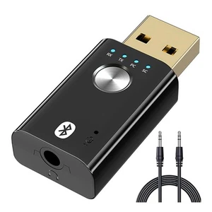 4-In-1-USB-Bluetooth-5.1-Sender/EmpfäNger, Tragbarer Kabelloser Bluetooth-A4478 - Photo 1/7
