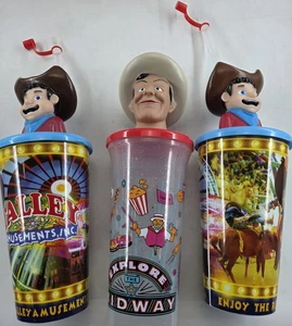 State Fair of Texas Tally Souvenir Big Tex Tumbler Souvenir Cups with Lid Straw - Picture 1 of 13
