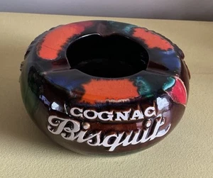 cendrier publicitaire ancien COGNAC BISQUIT - Imagen 1 de 3
