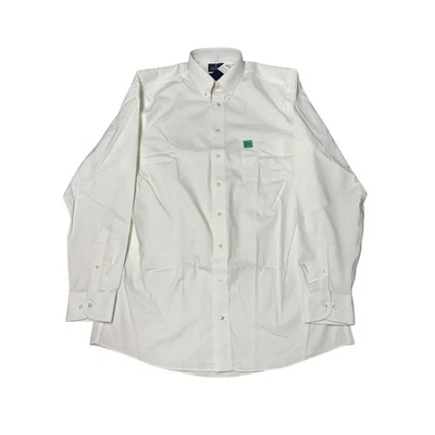 NUEVO CON ETIQUETAS Camisa de Vestir Stafford Para Hombres Blanca Performance Pinpoint Extra Alta 16 1/2 36-37 Foto 1 de 4