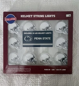 Penn State Nittany Lions LED Helmet Plug-in String Lights | 10.5 ft, 10 Lights - Picture 1 of 2