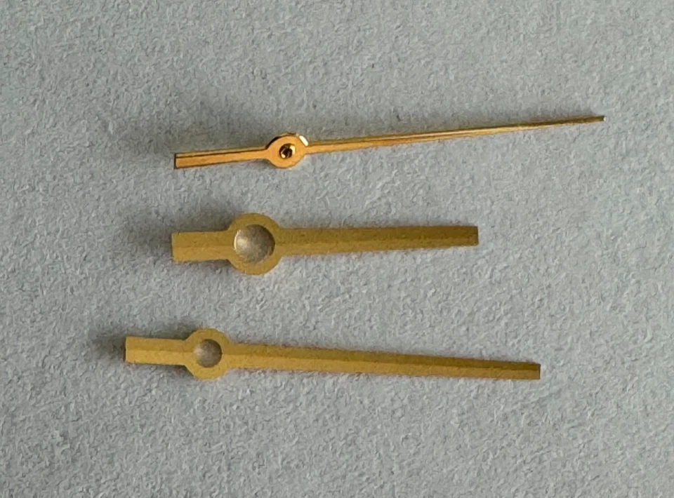 YELLOW 3 PC HANDSET FOR MEN'S ROLEX DATEJUST 3035/3135 NO LUMINOUS - Image 1 of 1