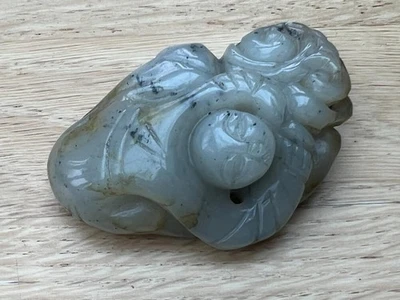 Fine 20th Century Chinese Pale Celadon Jade Carving of a Young Boy - Image 1 of 4