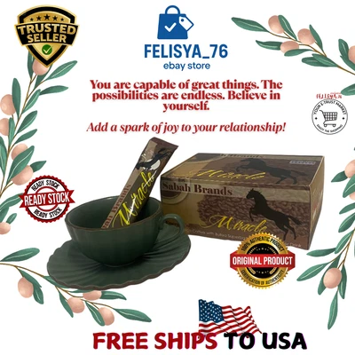 New Miracle Coffee Sabah Brands For Men and Women Energy Booster - 20 Sachets - Image 1 of 4