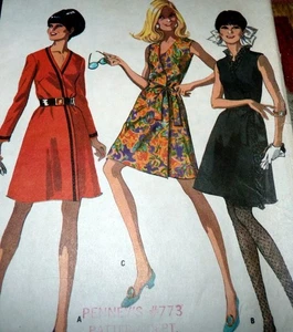 *LOVELY VTG 1960s WRAP DRESS McCALLS Sewing Pattern 16/38 - Picture 1 of 1
