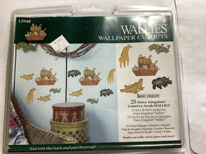 Wallies 25 Daisy Kingdom Country Noah 12948 Pre-pasted Wallpaper Cutouts - Picture 1 of 5