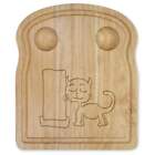 'Cat At Scratch Post' Wooden Boards (WB037982)