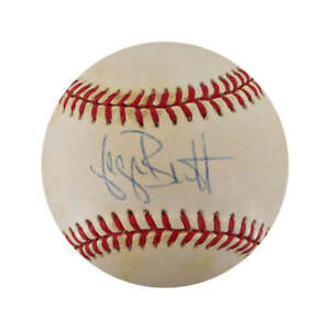 George Brett Kansas City Royals Autographed Signed Bobby Brown OAL Baseball (JSA
