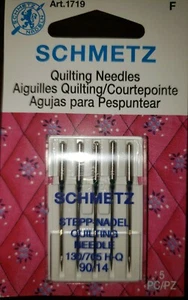 5 Stück Schmetz Quilt-Nähmaschinennadeln - Bild 1 von 2