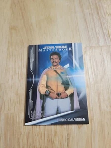 2019 Topps Star Wars Masterwork Heroes of Rebellion LANDO CALRISSIAN #HR7 Card - Picture 1 of 10