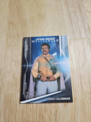 2019 Topps Star Wars Masterwork Heroes of Rebellion LANDO CALRISSIAN #HR7 Card - Image 1 of 4