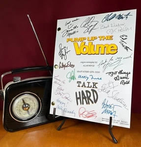 Pump Up The Volume Script Signed- Autograph Reprints- Christian Slater- 132 Page - Picture 1 of 7