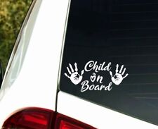 Child on Board.Car Window Sticker.White Vinyl.Car Decal.Baby Car Sign