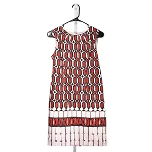 Talbots Women's Geometric Tribal Ethnic Stretch Shift Dress Sleeveless 4P Lined - Picture 1 of 9