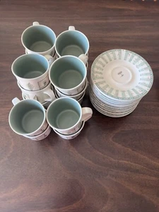 Pfaltzgraff Naturewood Pattern Coffee/Tea and Saucer 16 Lot - Picture 1 of 4