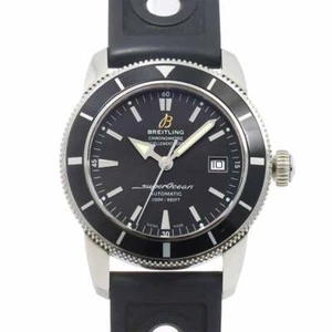 BREITLING SuperOcean Heritage 42 A17321 Date Black Dial Mens Watch 90276584 - Picture 1 of 8
