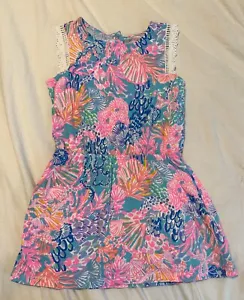 Lilly Pulitzer One Piece Dress with Shorts Attached EUC Size 4/5 - Picture 1 of 3