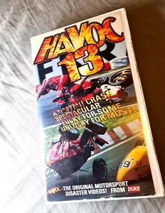 HAVOC 13 VIDEO not DVD MOTORSPORT MOTORBIKES GRAND PRIX TOURING CARS FORMULA 3 - Picture 1 of 2