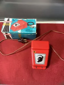 Trasformatore Vintage anni '60 Rosso Carrera 711 220 Volt in Scatola Originale - Foto 1 di 12