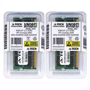 8GB KIT 2 x 4GB HP Compaq 2000-2b29WM 2000-2b49WM 2000-2b53CA Ram Memory - Picture 1 of 1