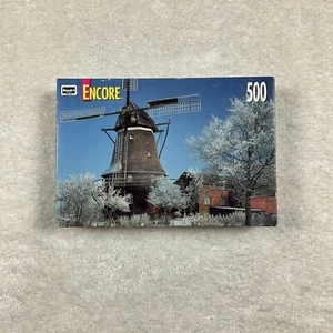 New/Sealed Breman Germany Windmill 500 Piece Jigsaw Puzzle Encore RoseArt - Picture 1 of 4