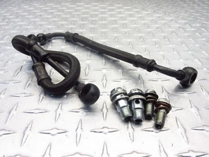 2009 09-11 HYOSUNG GV250 250 AQUILA OIL COOLER LINES HOSE KIT HOSES OEM GOOD - Picture 1 of 12